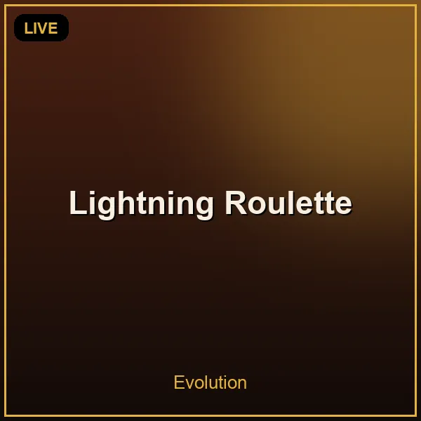 Lightning Roulette – Evolution